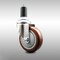 Service Caster 4 Inch 316SS Maroon Polyurethane Wheel Swivel 1-3/8 Inch Expanding Stem Caster SCC-SS316EX20S414-PPUB-MRN-138 - alternate 1